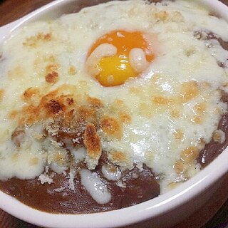 黄身がとろ～り❤チーズカレードリア＊